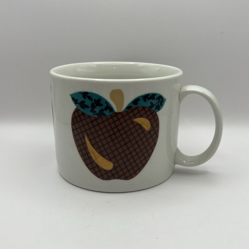 Vintage 1999 TABLETOPS UNLIMITED "A is for Apple" Coffee Tea Cup Mug